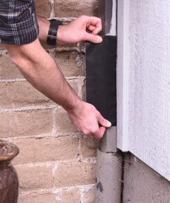 Patch & Shield Power Tape Black - All Weather Patch Water Tape | Stretchy Sealing Tape for Roofing, Waterproof Tape for Pipes | Patch Holes & Cracks | Butyl Tape 4 inch x 5 feet 19 A14i4WX2qKL