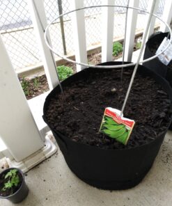 VIVOSUN 5-Pack 10 Gallon Plant Grow Bags, Heavy Duty Thickened Nonwoven Fabric Pots with Handles Black 10 Gallons 49 A14tElhOfsL