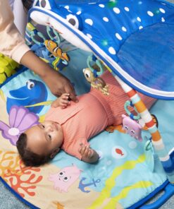 Bright Starts Disney Baby Finding Nemo Mr. Ray Ocean Lights & Music Gym, Ages Newborn + 27 A15WzKYV5XL
