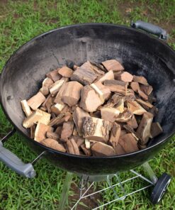 Camerons All Natural Apple Wood Chunks for Smoking Meat -840 Cu. in. Box, Approx 10 Pounds- Kiln Dried Large Cut BBQ Wood Chips for Smoker - Barbecue Chunks Smoker Accessories 18 A16CQy0xr5L