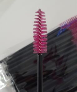 G2PLUS 100PCS Disposable Eyelash Brushes, Mascara Wands Applicator Makeup Kits, Eyelash Spoolies Brushes for Eyelash Extensions and Eyebrows (Rose) Rose 37 A16S6l6HXgL