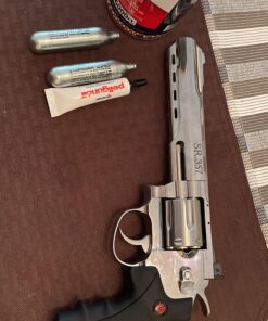 Crosman CRVL357S SR357 Full Metal CO2-Powered 6- Shot BB Revolver Air Pistol 38 A16VISg dL