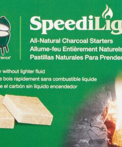 Big Green Egg All Natural Charcoal Starters - 24 cubes Original Version 7 A171KJ uuxL