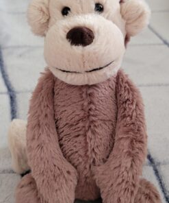 Alternative view of Jellycat Bashful Monkey Stuffed Animal, Small, 7 inches Small - 7"