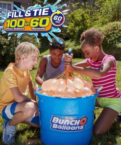 Bunch O Balloons Pink (3 Bunches) by ZURU, 100+ Rapid-Filling Self-Sealing Pink Colored Instant Water Balloons for Outdoor Family, Friends, Children Summer Fun (3 Bunches, 100 Balloons) 14 A17cTolwZOL 2