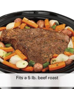 Hamilton Beach Programmable Slow Cooker, 7 quart with Clip-Tight Sealed Lid, Stainless Steel (33476), Silver 15 A17spdi7utL