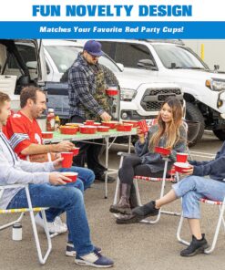 GoBig Red Party Cup Bowls - Disposable Plastic Bowls - 2 Sizes Small - 50 Pack 11 A18 XSZm5UL