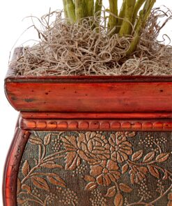 Nearly Natural 6673 30in. Aglaonema with Decorative Vase Silk Plant,Green,7.5" x 9" x 30" 16 A18264C1ZfS