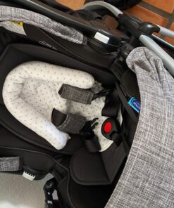 Graco Modes Pramette Travel System, Includes Baby Stroller with True Pram Mode, Reversible Seat, One Hand Fold, Extra Storage, Child Tray and SnugRide 35 Infant Car Seat, Ellington Modes Pramette w/ Infant Pramette Mode 55 A18ALaZP9XL