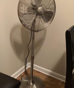 Hunter 90438 16” RETRO Stand Fan with Brushed Nickel Finish 27 A18cNQKEFgL