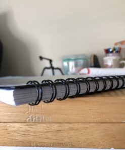 Action Publishing UNDATED Minimalist Day Planner® (8.5" X 11"), Wire Bound, Crisp White Archival Quality Paper Large (8.5" by 11") 38 A19UejcspML