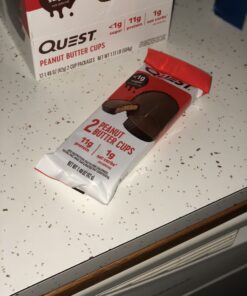 Quest Nutrition High Protein Low Carb, Gluten Free, Keto Friendly, Peanut Butter Cups, 12 Count (Pack of 1) (total- 17.76 Ounce) 40 A19WBNBbwaL