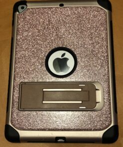 YINLAI iPad 6th Generation Cases,iPad 5th Generation Case,iPad 9.7 Case,Glitter Women Hybrid Shockproof Drop Protection Cover with Kickstand iPad 9.7 inch iPad Air2 A1893/A1954/A1822/A1823,Rose Gold Rose Gold 56 A19Zs tvL