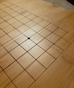 Brybelly Go Set All Natural Bamboo Wood Go Board | Bowls and 361 Bakelite Stones | 2-Player - Classic Chinese Strategy Board Game | Measures 19 x 19in Top Side or 13 x 13in Under Side Beginner's Board 48 A19hcuwVM1L