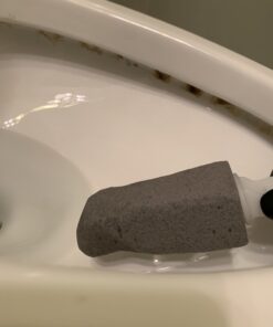 PUMIE Toilet Bowl Ring Remover, TBR-6, Grey Pumice Stone with Handle, Removes Unsightly Stains from Toilets, Sinks, Tubs, Showers, Pools, Safe for Porcelain, 1 Pack 1 Count (Pack of 1) 58 A19q7cwJjjL