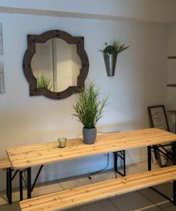 Outsunny 6' Portable Picnic Table and Bench Set, Outdoor Wooden Folding Camping Dining Table Set for Patio Garden Outdoor Activities 33 A1AOwoQgEKL 1