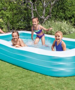 INTEX 58484EP Swim Center Inflatable Family Pool: 277 Gallon Capacity – 120" x 72" x 22" – Blue 23 A1AXuzb8x3L