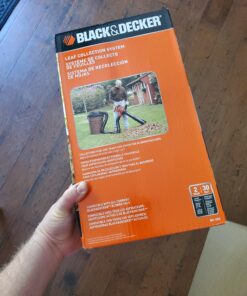 BLACK+ DECKER Leaf Blower Hose Attachment for Corded Leaf Blowers, Attachment Only, 8ft (BV-006) Leaf Collection System 21 A1Azflvvr4L