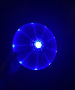 Nite Ize Flashflight LED Light Up Flying Disc Replaceable Batteries Blue 26 A1BHv9C6onL