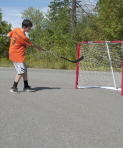 Mylec Easy Assemble Steel Hockey Goal for Indoor + Outdoor - 52” x 43” x 28” - 17 pounds - Light + Portable 19 A1BatvWjpgL