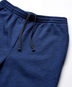 Amazon Essentials Men's Closed Bottom Fleece Sweatpants (Available in Big & Tall) Large Navy Space Dye 9 A1Bm7clGYvL