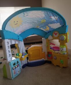 Fisher-Price Laugh & Learn Baby & Toddler Playset Smart Learning Home Interactive Playhouse with Smart Stages Content for Ages 6+ Months (Amazon Exclusive) 27 A1Byk73pBlL
