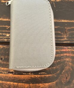 Memory Card Case - Fits up to 22x SD, SDHC, Micro SD, Mini SD and 4X CF - Holder with 22 Slots (8 Pages) - for Storage and Travel (Grey) Grey 23 A1C2 4Mj3GL