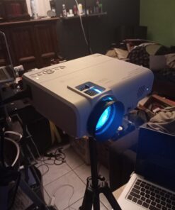 8500Lumens Portable Projector for Home Theater Entertainment, Full HD 1080P Supported Mini Projector HDMI AV USB TV Stick Supported 33 A1CHjwArH2L