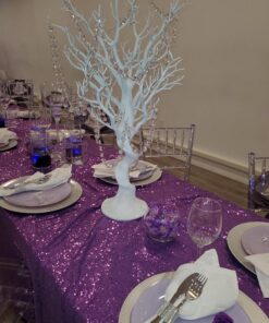 KUPOO Magnificent 16 Feet Crystal Acrylic Gems Bead Strands, Manzanita Crystals, Tree Garlands, Christmas Decoration 29 A1CVfSCmZ3L