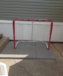 Mylec Easy Assemble Steel Hockey Goal for Indoor + Outdoor - 52” x 43” x 28” - 17 pounds - Light + Portable 29 A1CVm4vnvAL