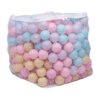 Amazon Basics BPA Free Crush-Proof Plastic Pit Ball with Storage Bag, Toddlers Kids 12+ Months, Pack of 400 Balls, 6 Pastel Colors 55 A1Ck PqYkL
