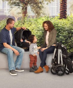 Evenflo Pivot Xpand Modular Travel System with SafeMax Infant Car Seat Percheron Gray 34 A1DtC2PebKL