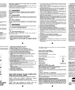 Himalayan Glow HS-1003 Himalayan Hand Carved Crystal Salt Lamp with Wooden Base, 6-7 LBS, Pink 49 A1E9Yfio2YL