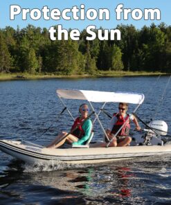 Alternative view of Sun and Rain Canopy for Inflatable Boats by Sea Eagle Boats