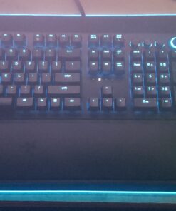 Razer Huntsman Elite Gaming Keyboard: Fast Keyboard Switches - Clicky Optical Switches - Chroma RGB Lighting - Magnetic Plush Wrist Rest - Dedicated Media Keys & Dial - Classic Black 45 A1F09rwEPHL 2