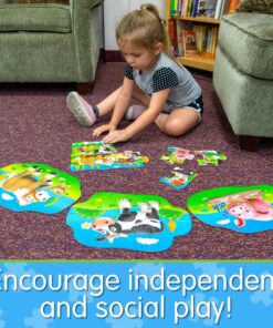 The Learning Journey: My First Puzzle Sets 4-In-A-Box Farm – Farm-Themed Puzzle Sets - Educational Toddler Toys & Activities for Children Ages 2-5 11 A1F1eVx1hIL
