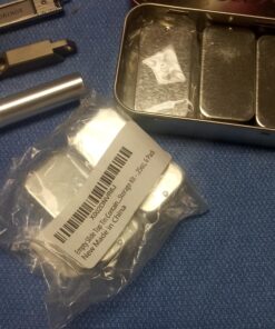 Empty Slide Top Tin Containers for Lip Balm, Crafts, Storage Kit - .25oz, 6 Pack 6 Count (Pack of 1) Sliver 29 A1F60ScHPwL