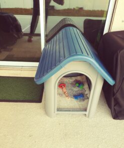 always-quality Indoor Outdoor Dog House Small to Medium Pet All Weather Doghouse Puppy Shelter Blue 27 A1FfcsRYpNL