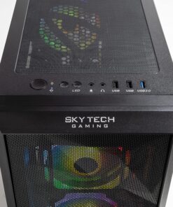 Skytech Gaming Chronos Mini Gaming PC Desktop – Intel Core i3 10100F 3.6 GHz, GTX 1650, 500GB SSD, 16G DDR4 3200, 600W Gold PSU, AC Wi-Fi, Windows 10 Home 64-bit,Black 10100F | 1650 12 A1FicymAYhS