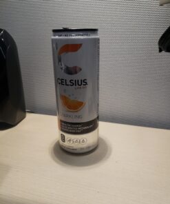 CELSIUS Sparkling Orange, Functional Essential Energy Drink 12 Fl Oz (Pack of 12) 12 Fl Oz (Pack of 12) 36 A1FsvRUgKIL