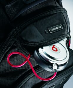 Samsonite Tectonic PFT Laptop Backpack, Black/Red, 17-Inch 25 A1GBJYadJCL