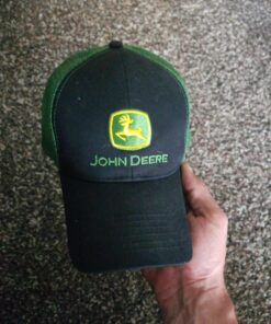 John Deere Farm State Pride Contrast Mesh Back Core Baseball Cap One Size Black/Green 30 A1Gac4rkQWL