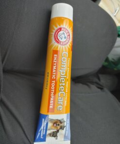 Arm & Hammer Complete Care Enzymatic Dog Toothpaste, 6.2 oz - Dog Toothpaste for Puppies and Adult Dogs, Arm and Hammer Toothpaste for Dogs - Pet Toothpaste, Dog Dental Care and Clean Dog Teeth 6.2 Ounce (Pack of 1) 44 A1GimmU0m L