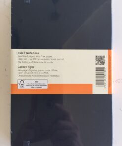 Moleskine Classic Notebook, Hard Cover, Large (5" x 8.25") Ruled/Lined, Sapphire Blue, 240 Pages One Size 16 A1Gr8yK658L