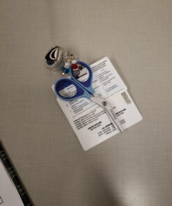 First Aid Only PhysiciansCare 90294 Titanium Non-Stick First Aid Bandage Scissors, 4" Bent, Blue Shear 22 A1HHCERzZhL