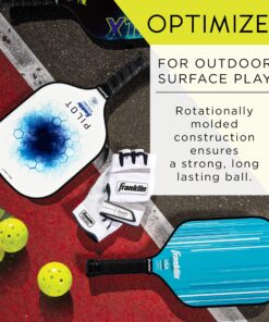 Franklin Sports Outdoor Pickleballs - X-40 Pickleball Balls - USA Pickleball (USAPA) Approved - Official US Open Ball - 3 Packs, 12 Packs, 36 Pickleball Buckets, 100 + 400 Bulk Packs of Pickleballs Optic Yellow 3 Pack 16 A1HvJRkppL