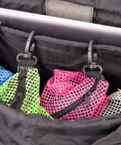 4 ZipClikGo Attachable Mesh Organizer Bags, No Fumbling, Guessing What's Where! These Multi-Purpose Storage Zip Pouches in 4 Sizes & 4 Colors Are Simple to Pack, Easy to Access & Best Bag Companions! 21 A1Hz5qSEx3L 1