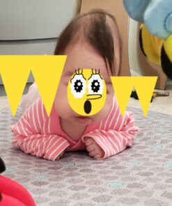 Sassy Tummy Time Floor Mirror | Developmental Baby Toy | Newborn Essential for Tummy Time | Great Shower Gift, Blue, 10 Inch (Pack of 1) 38 A1IQqjyLgL