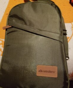 Camp Kitchen Cooking Utensil Set Travel Organizer Grill Accessories Portable Compact Gear for Backpacking BBQ Camping Hiking Travel Cookware Kit Water Resistant Case (Green 13 Piece Set) Green 33 A1IiJ58j0yL