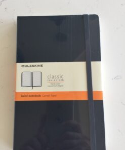 Moleskine Classic Notebook, Hard Cover, Large (5" x 8.25") Ruled/Lined, Sapphire Blue, 240 Pages One Size 17 A1IqwLFtyL